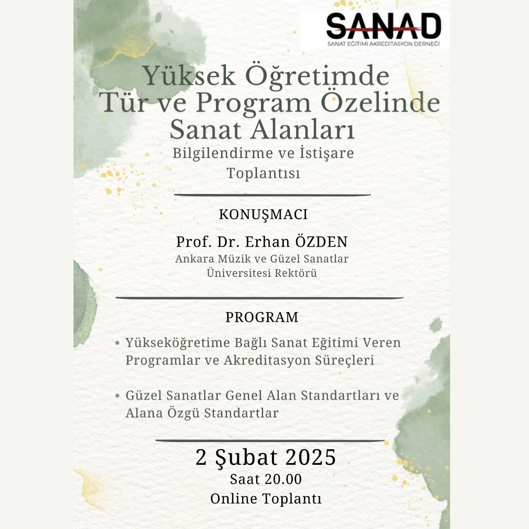 Yuksek-Ogretimde-Tur-ve-Program-Ozelinde-Sanat-Alanlari-Bilgilendirme-ve-Istisare-Toplantisi-Afis